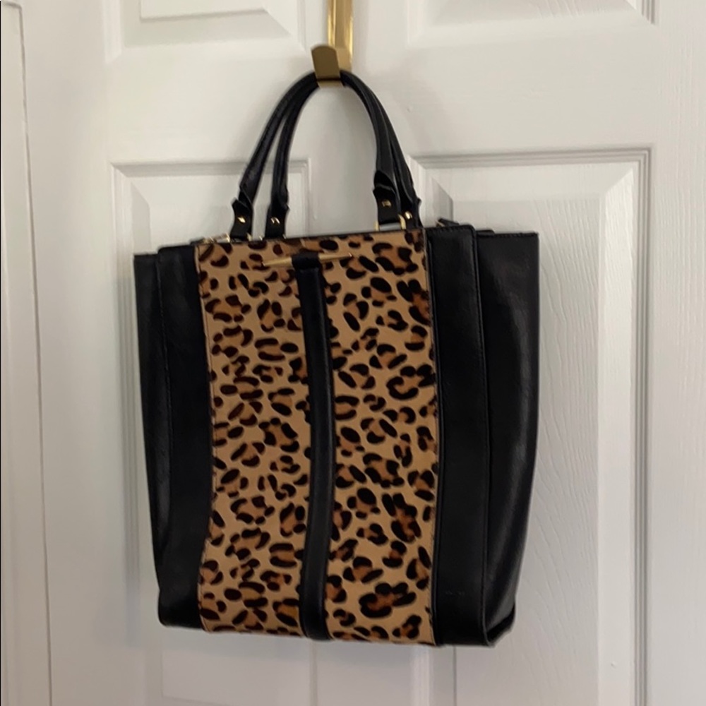 Zara Leopard Handbag with Strap